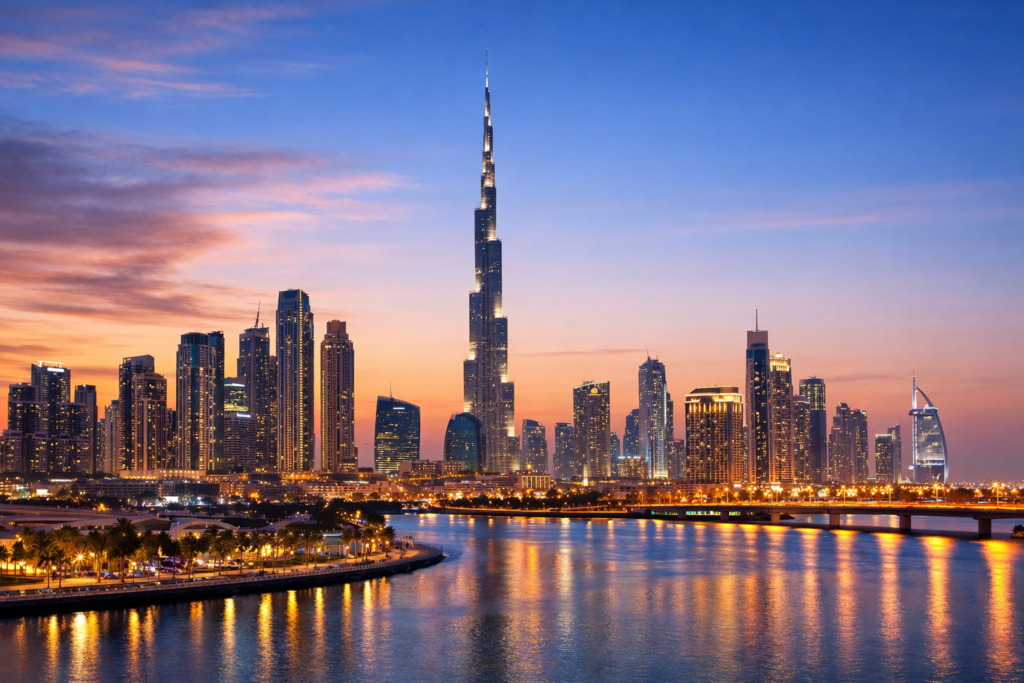 Dubai skyline for first-time visitors travel guide