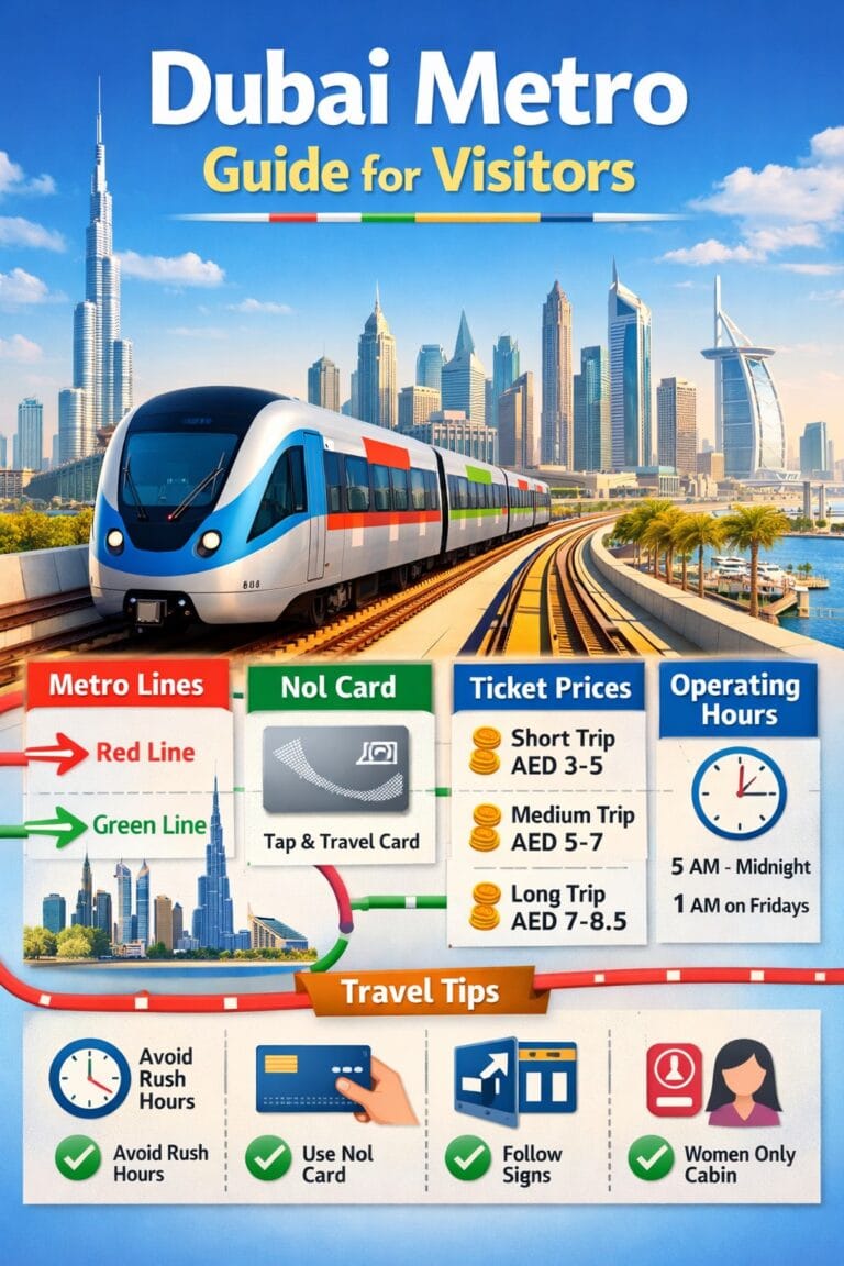 dubai metro guide for tourists routes and stations